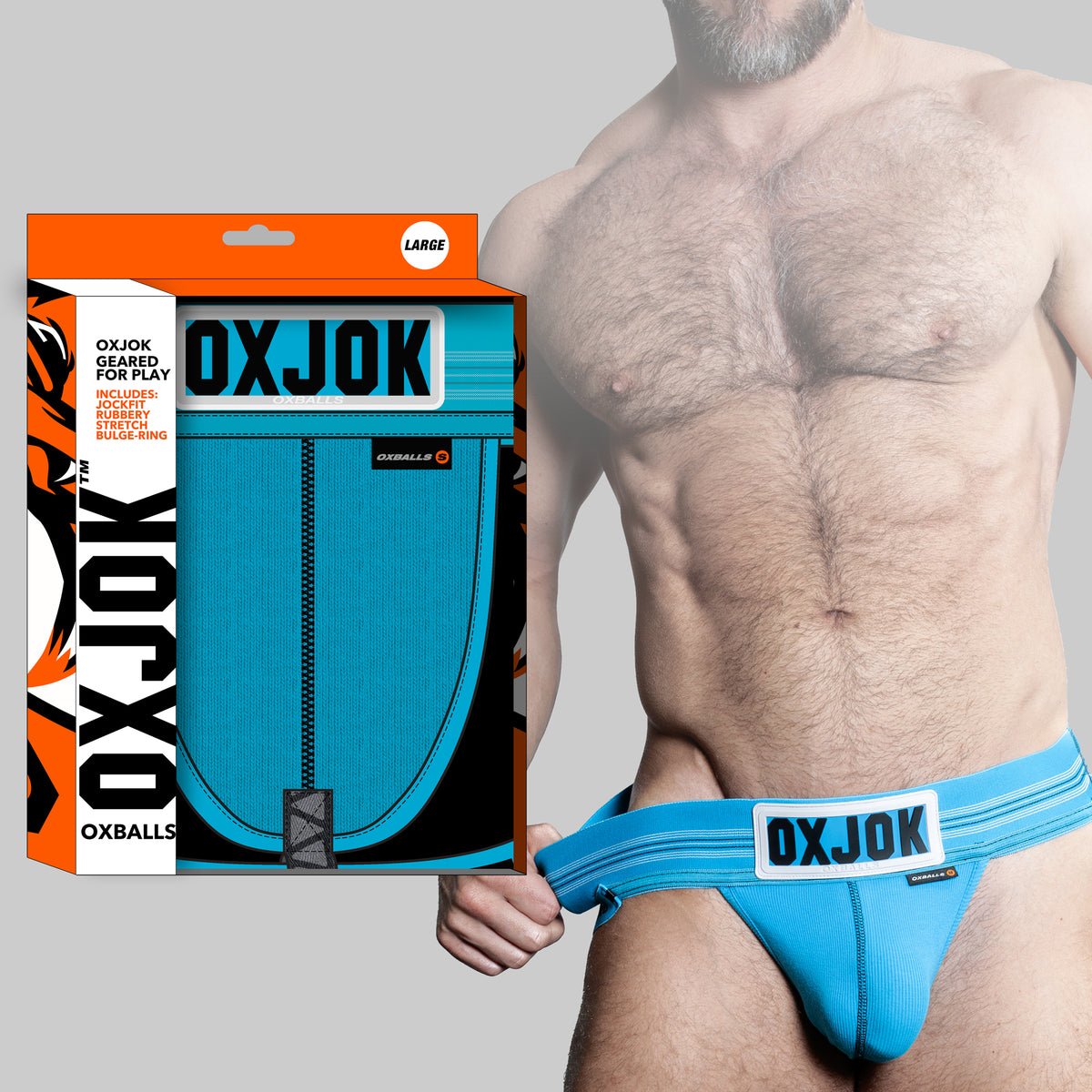 Oxjock Slingjock Slider-Strap Small Jockstrap for Men