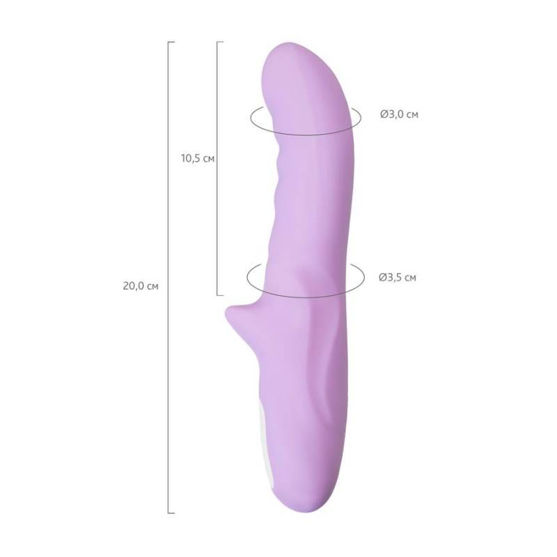 JOS Merry Gor Rotating Shaft Vibrator Violet 20.7cm Secondary image