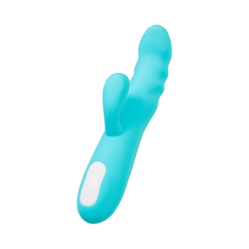 JOS Merry Swirl Rotating Shaft Rabbit Vibrator Blue 20.7cm > Vibrators > Ladies > Rabbit