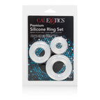 Premium Clear Silicone Ring Set - Medium, Large, XL Sizes > Cock Ring > Sets