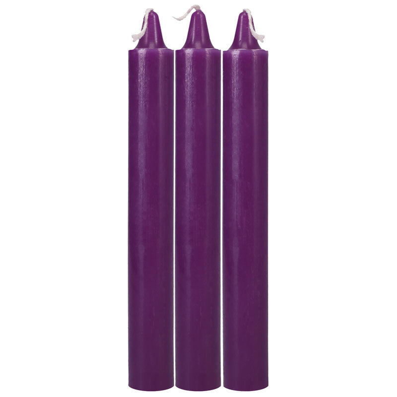 Japanese Drip Candles Purple Sensation Play 3 Pack Secondary image