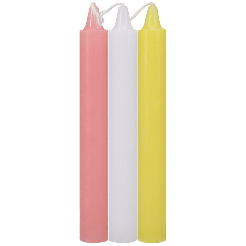 Japanese Drip Candles 3 Pack – Hot Wax Play Drip Candles Secondary image