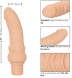 Power Stud Curvy Vibrator Ivory Flexible Silicone 12 Vibration Functions Waterproof > Vibrators > Realistic Vibrators