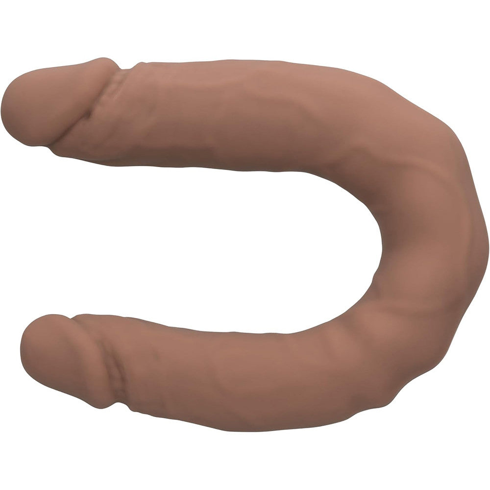Silicone Studs Bend and Hold Dual Dong (Brown) – Premium Silicone 16 Inch Dong > Dildos > Double Dildos