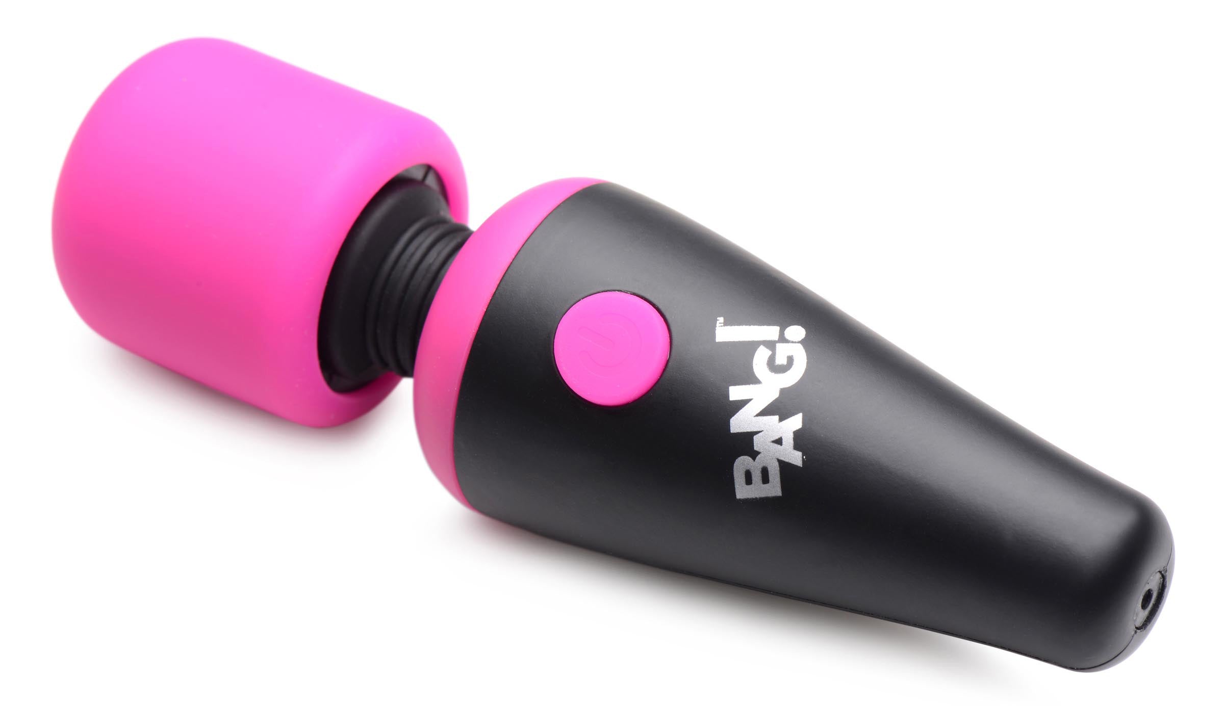Bang 10X Vibrating Mini Silicone Wand Pink with Flexible Neck and Rechargeable USB > Sex Toys For Ladies > Wand Massagers and Attachments