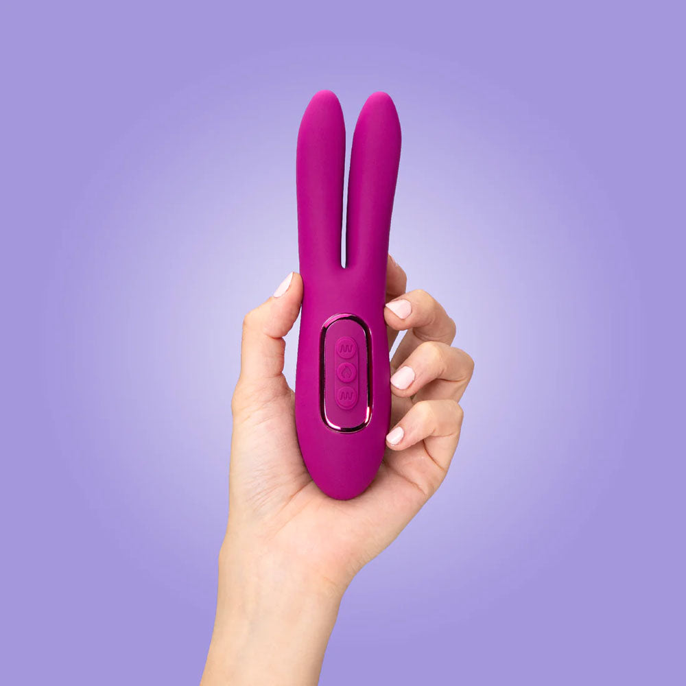 JimmyJane Solis Ascend 2 PRO Purple 16 cm Dual Tip Stimulator Secondary image