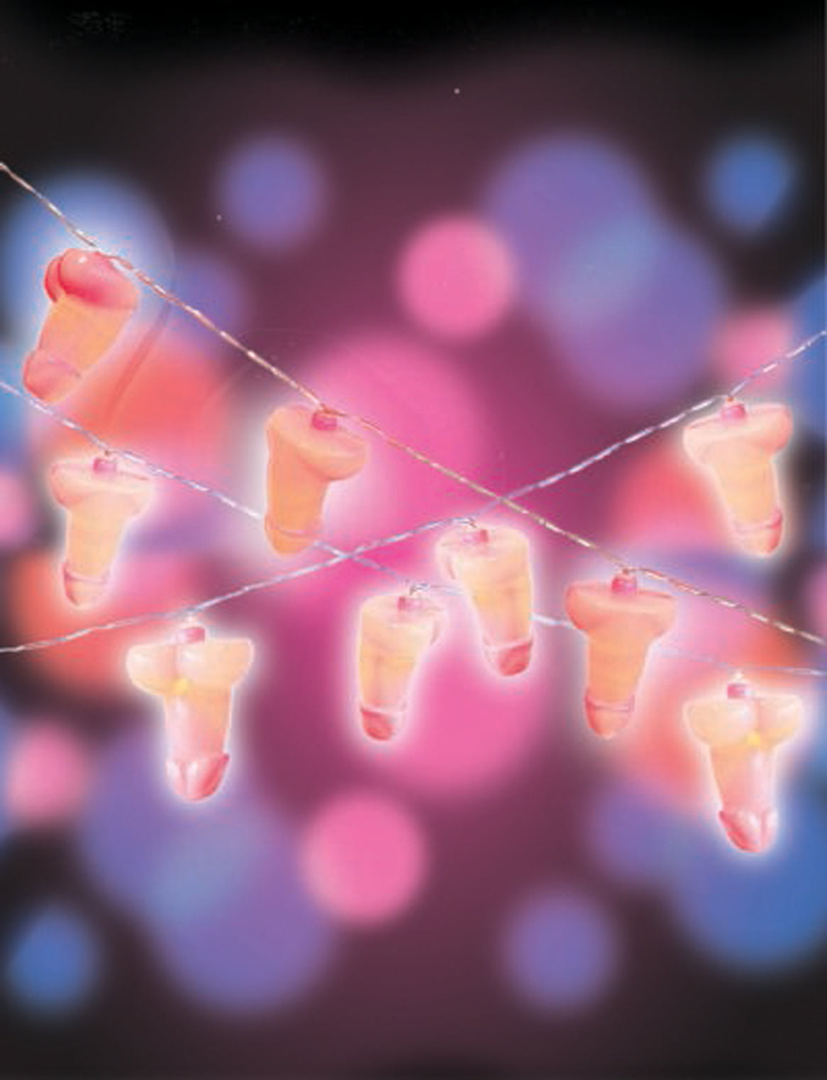 Glitterati Penis Party String Lights for Bachelorette Parties and Celebrations Default Title Gag Gifts & Novelties