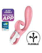 Satisfyer Hug Me Rabbit Vibrator – App Controlled Waterproof G-Spot and Clitoral Stimulator > Vibrators > Ladies > Rabbit