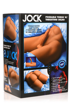 Jock Poseable Torso with Thrusting Dildo Medium Skin Tone 7 Inch Silicone Thrusting and Vibrating Male Torso > Sex Toys > Sex Dolls > Premium