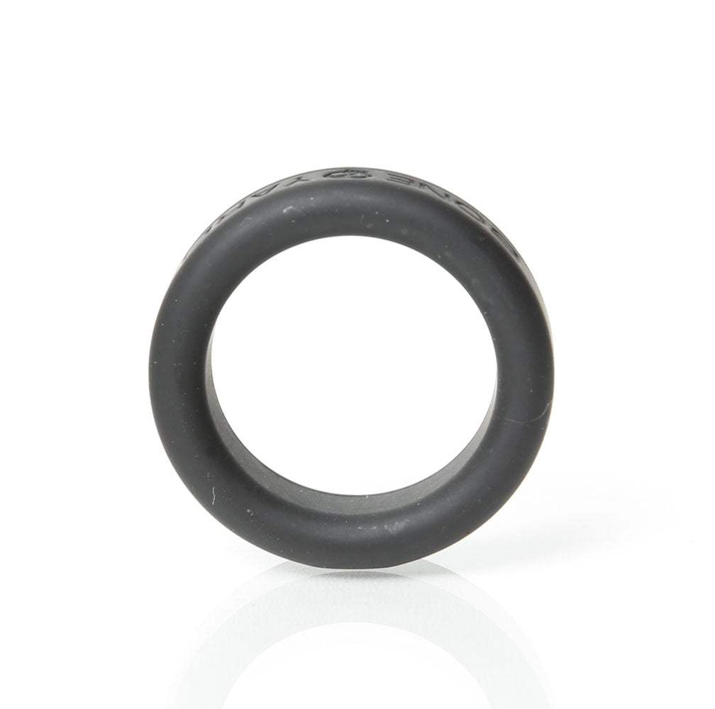 Boneyard Silicone Cock Ring 30mm Black Black COCK RINGS