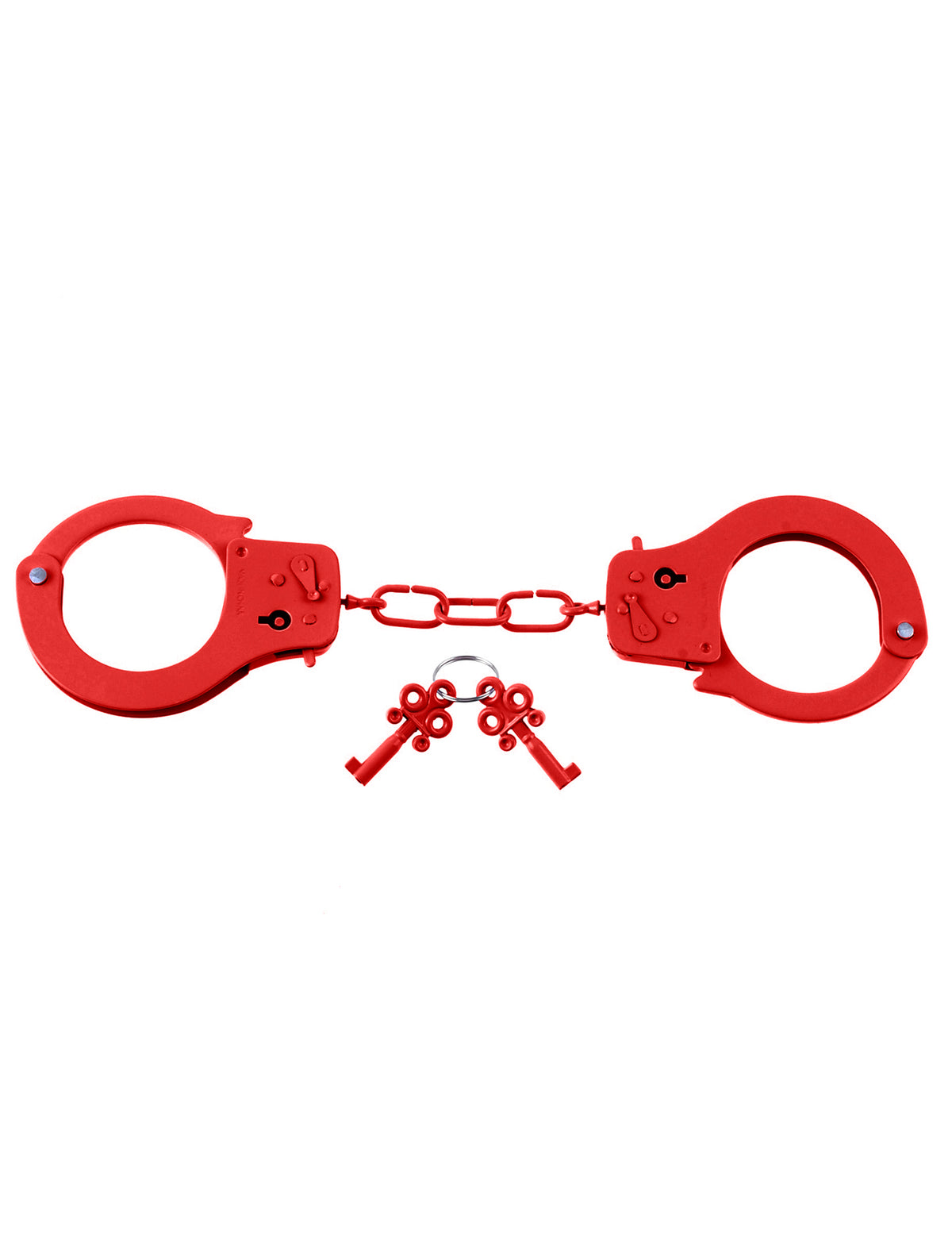 Fetish Fantasy Series Designer Metal Hand Cuffs – Heavy Duty Handcuffs Red > Bondage Gear > Restraints