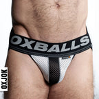 Oxballs Airmesh Swagger (Tar Black) – Comfortable Jockstrap > Clothes > Jockstraps