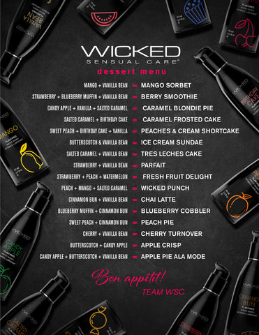 Wicked Aqua Sweet Peach Lubricant 120 ml - Delicious Water Based Formula Flavoured Lube