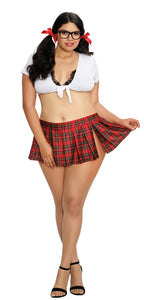 Dreamgirl Homeroom Hottie Costume Set Multi Curvy Size > Clothes > Costumes > Womens