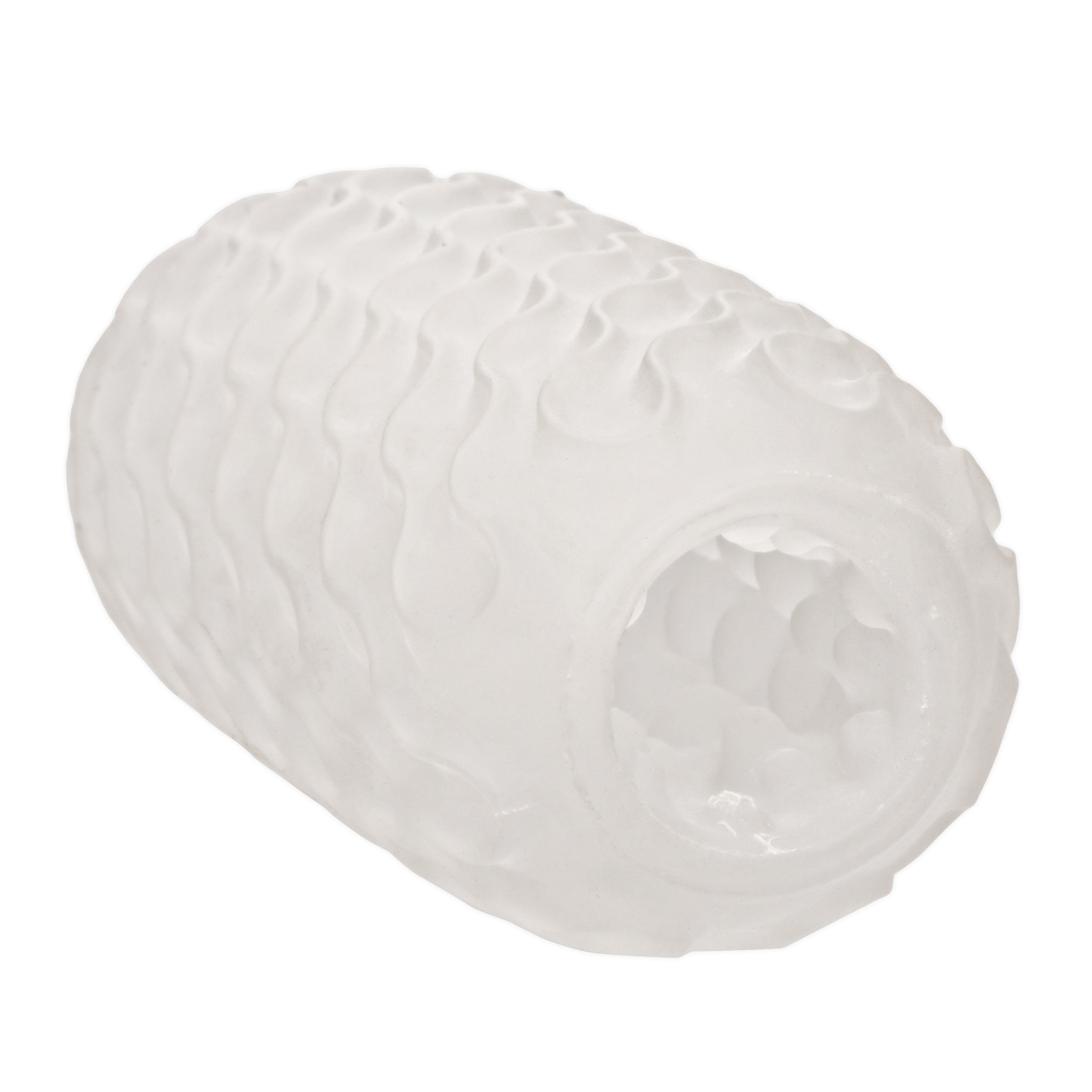 Boundless Reversible Nubby Stroker 4.5 Inch Dual-Texture Clear Compact Male Masturbator Strokers - Manual