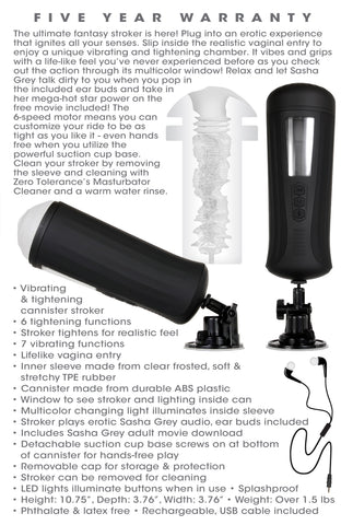 Zero Tolerance Sasha Grey Stroker 27.3 cm Pleasure > Sex Toys For Men > Masturbators > Vibrating
