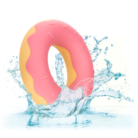 Naughty Bits Dickin Donuts Pink Silicone Donut Cock Ring Premium Stretchy Penis Enhancer COCK RINGS