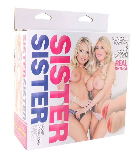 Pornstar Fuckable Kayla Kayden and Kendall Kayden Sister Sister Masturbator Set 5 Inch Default Title Strokers - Celebrity