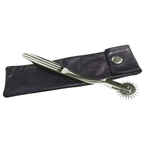 KinkLab Wartenberg Pinwheel – Metal Sensory Play Accessory Silver > Bondage Gear > Medical Instruments