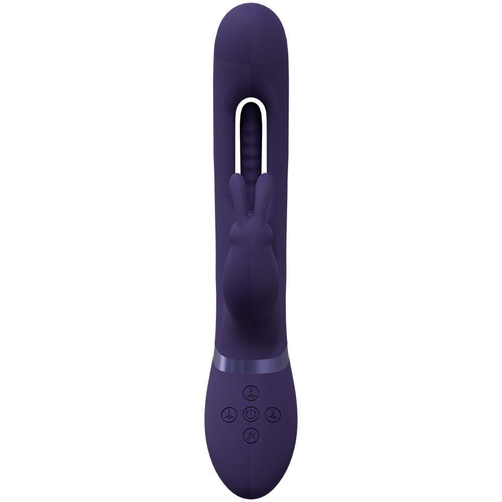 Vive Mika Flapping Tongue Rabbit Vibrator Deep Purple > Vibrators > Ladies > Rabbit