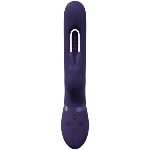 Vive Mika Flapping Tongue Rabbit Vibrator Deep Purple > Vibrators > Ladies > Rabbit