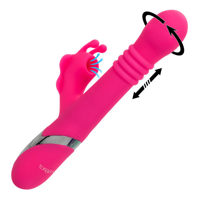 Enchanted Kissing Butterfly 5" Insertable Vibrator with Powerful Suction and Intimate Sensations Secondary image