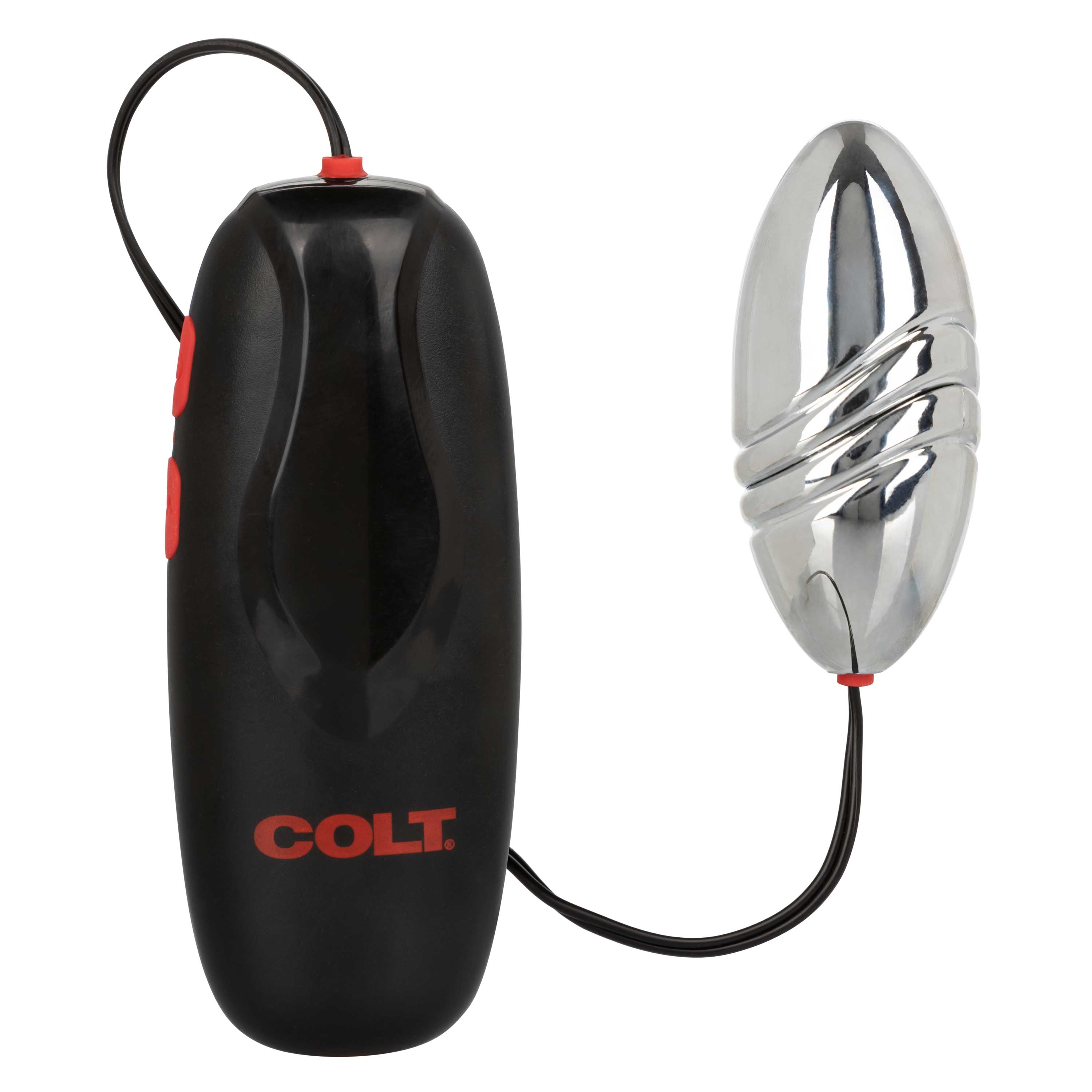Colt Rechargeable Turbo Bullet Silver with 10 Functions and USB Charging BULLETS