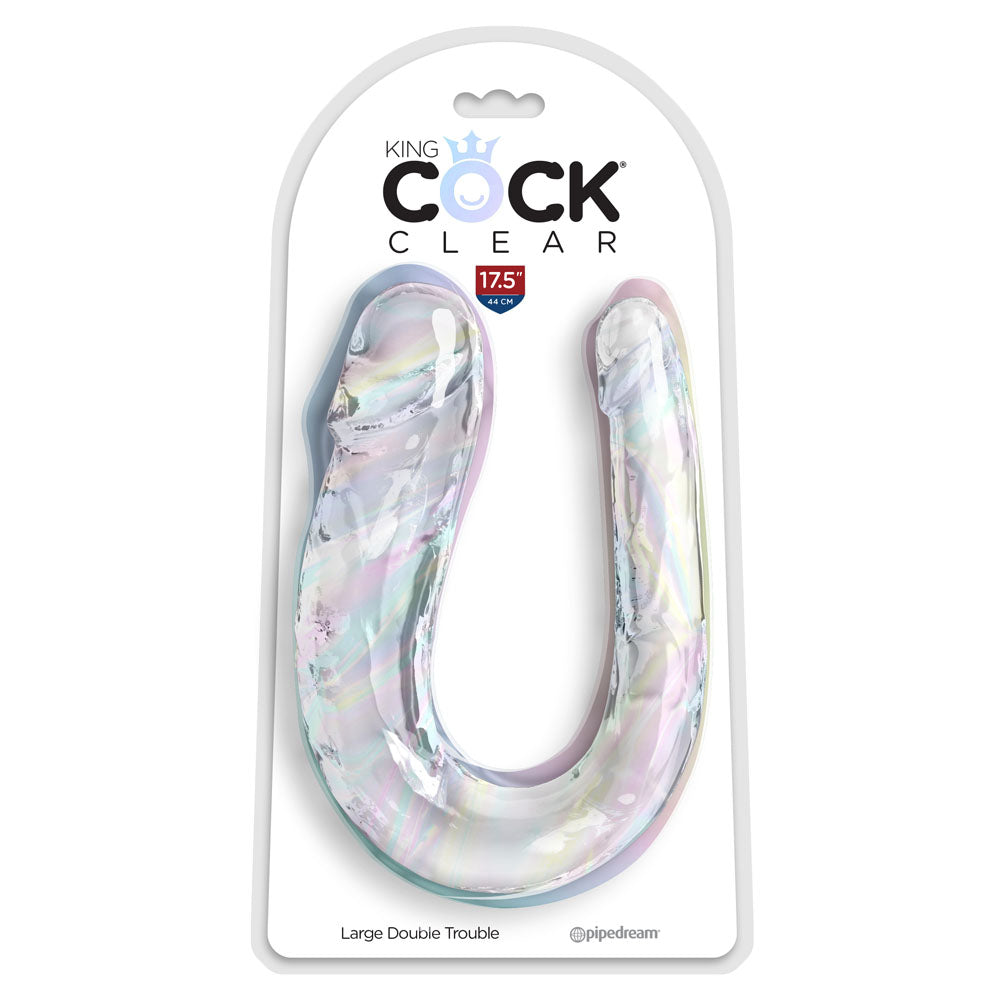 King Cock Large Double Trouble Double-Ended Dildo Double Dongs