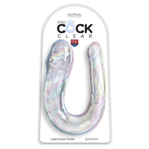 King Cock Large Double Trouble Double-Ended Dildo Double Dongs