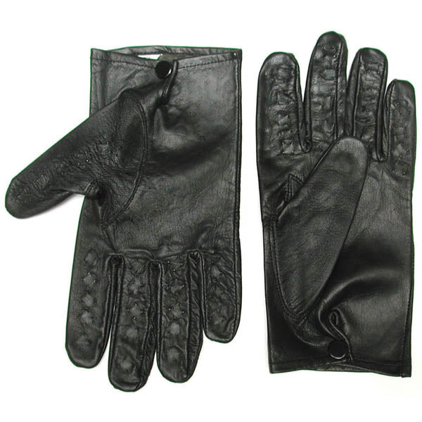 KinkLab Vampire Gloves Small Leather Gloves with Metal Spikes Sensory Play Gloves > Bondage Gear > Sensory Gloves