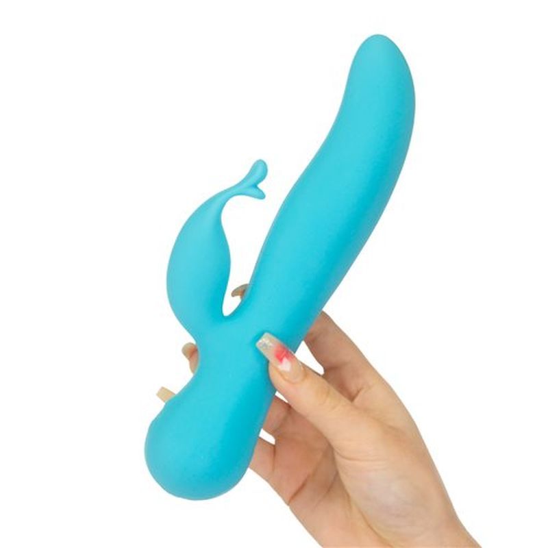 Kissing Swan Rabbit Vibrator 21cm Long 3.8cm Diameter > Vibrators > Ladies > Rabbit Main image