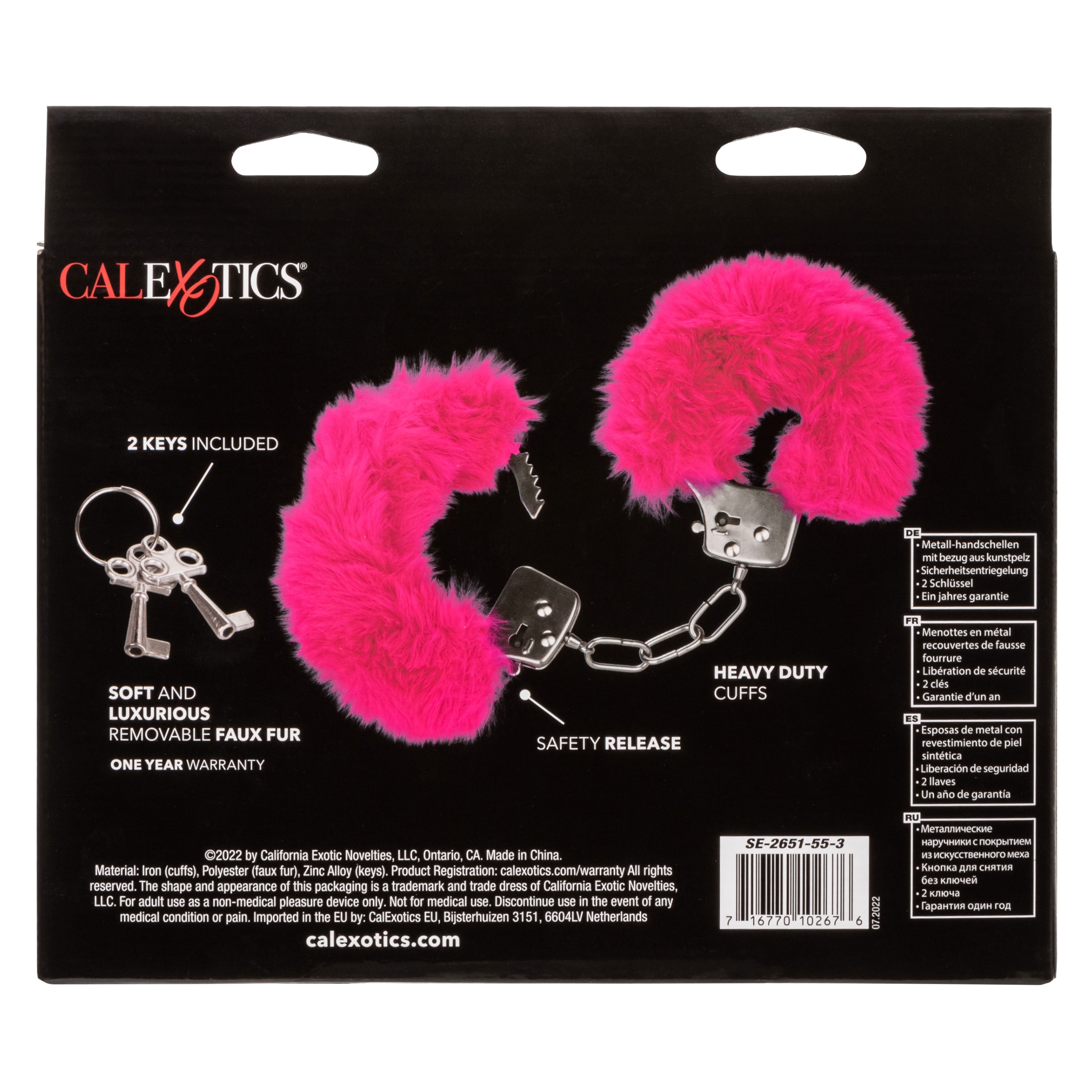 Ultra Fluffy Pink Furry Handcuffs – Plush Couples Bondage Gear > Bondage Gear > Handcuffs
