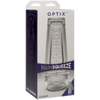 Doc Johnson Optix Crystal Masturbator (Clear) – Transparent Masturbator > Sex Toys For Men > Masturbators > Manual