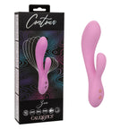 Contour Zoie Pink Flexible Dual Massager with 10 Vibration Functions and Silicone Design > Vibrators > Ladies > Rabbit