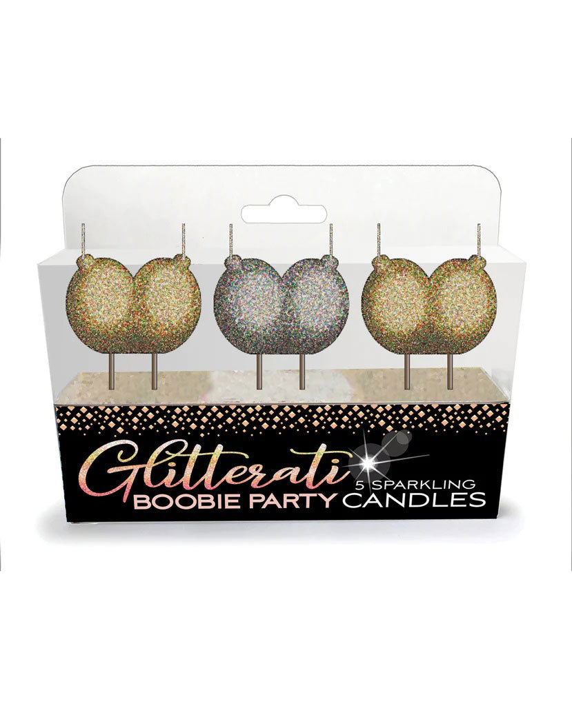 Glitterati Boobie Candle Set Novelty Candles Set of 3 Coloured > Candles > Novelty
