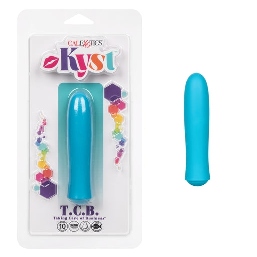 Kyst T.C.B. Taking Care of Business Mini Massager Blue 4-Inch Satin Finish > Vibrators > Mini Vibrators Main image