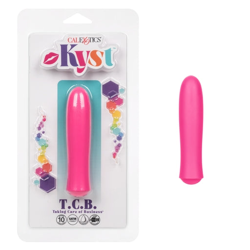 Kyst T.C.B. Taking Care of Business Mini Massager Pink 4-Inch Satin Finish > Vibrators > Mini Vibrators Main image