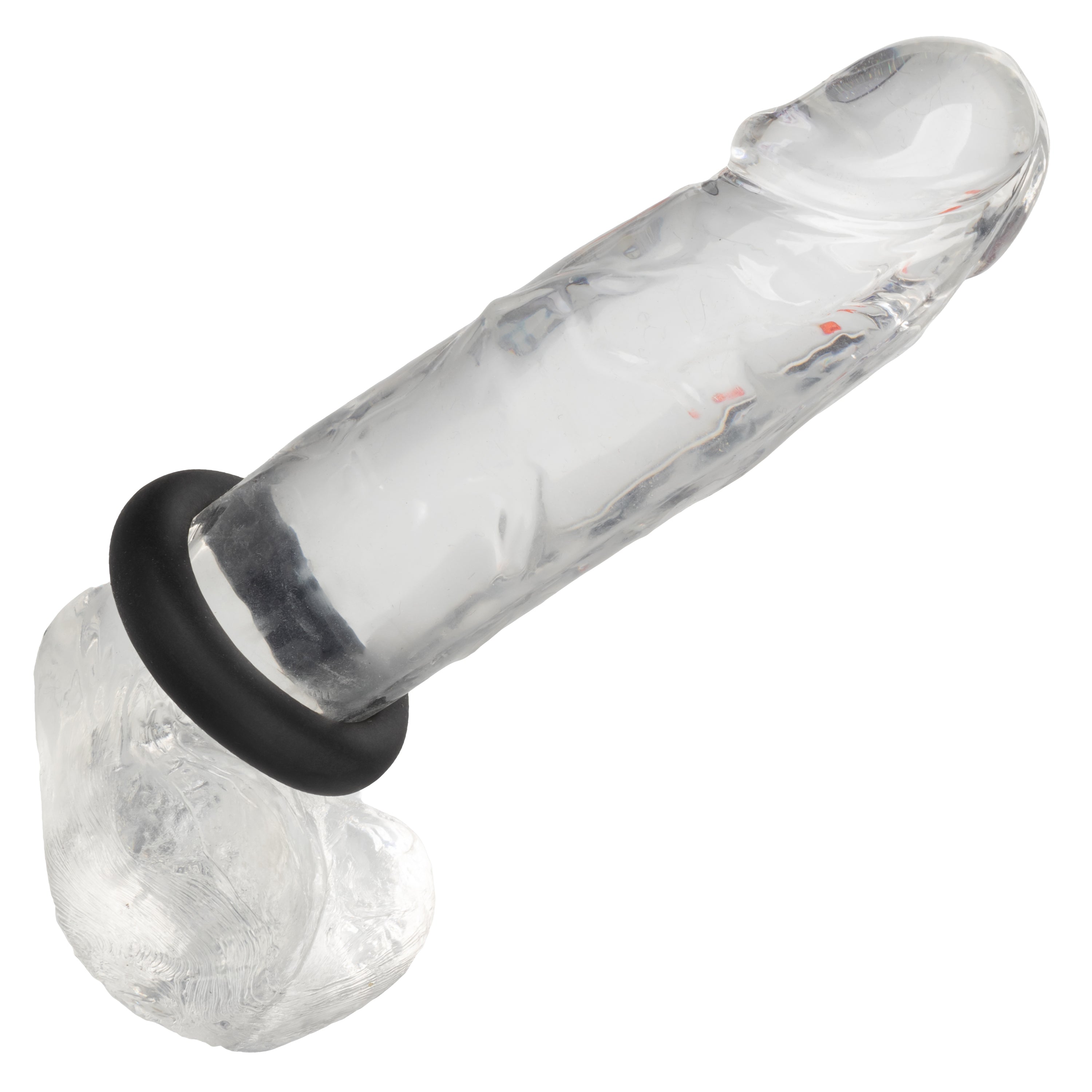 Alpha Liquid Silicone Prolong Medium Ring Black Stretchy Erection Enhancer > Cock Ring > Single