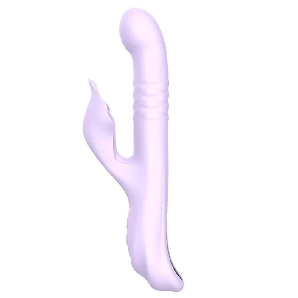 Adam & Eve Eves Throbber (Lilac) – USB Rechargeable Pulsating Rabbit Vibrator 25.4 cm > Vibrators > Ladies > Rabbit