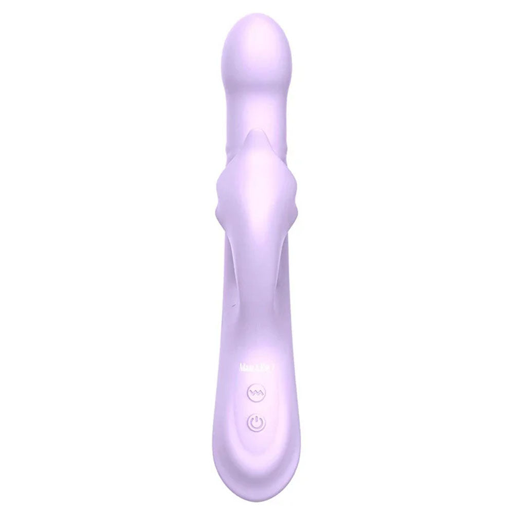 Adam & Eve Eves Throbber (Lilac) – USB Rechargeable Pulsating Rabbit Vibrator 25.4 cm > Vibrators > Ladies > Rabbit