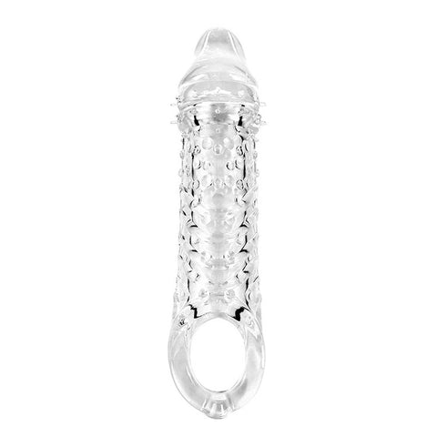 Adam & Eve Crystal Extender – 22.9 cm Adjustable Penis Extender Sleeve > Sex Toys For Men > Penis Sleeves