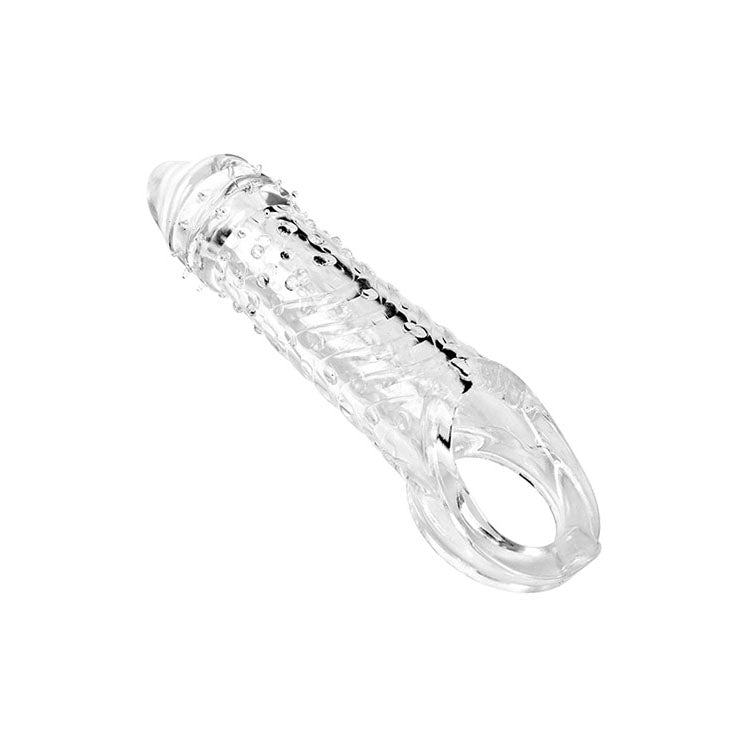 Adam & Eve Crystal Extender – 22.9 cm Adjustable Penis Extender Sleeve > Sex Toys For Men > Penis Sleeves