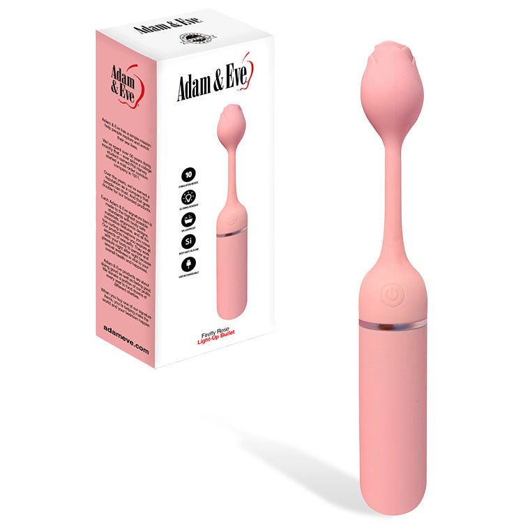 Adam & Eve Firefly Rose – USB Rechargeable Bullet Vibrator Pink > Vibrators > Mini Vibrators