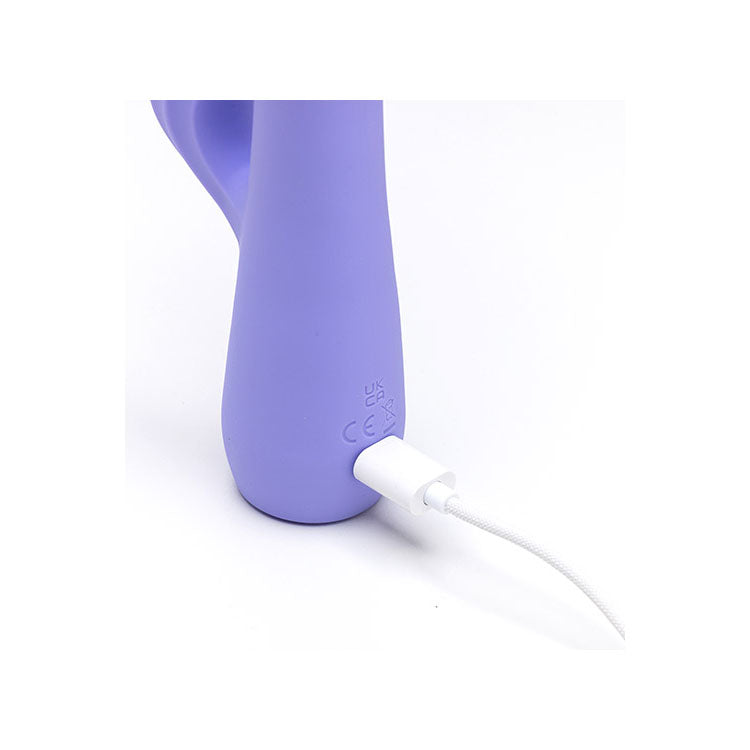 Adam & Eve Wavie – USB Rechargeable 16.5 cm Rabbit Vibrator > Vibrators > Ladies > Rabbit
