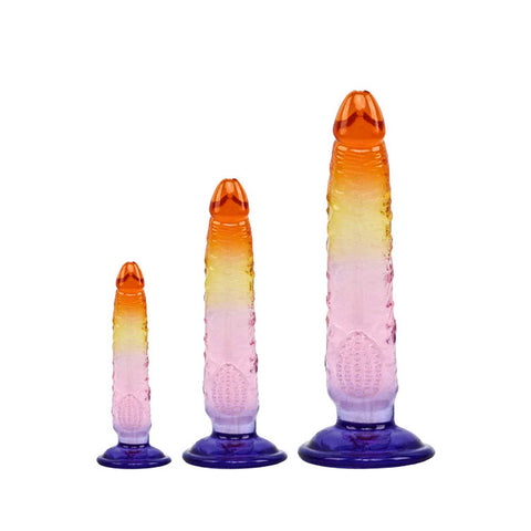 Adam & Eve Sunset Dreams Trio – Multicoloured Dildo Set of 3 Sizes > Dildos > Realistic Dildos