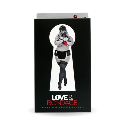 Bondage Set Maid Panty Black Queen Size Magic Silk Love and Bondage Collection Default Title Costumes