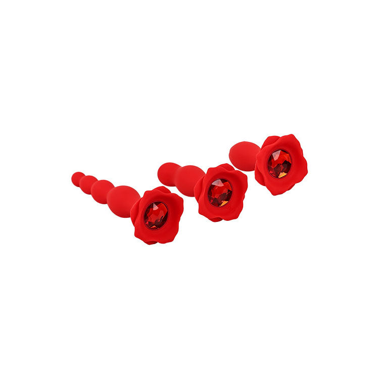 Adam & Eve Booty Bouquet (Set of 3) – Anal Training Kit > Anal Range > Butt Plug Kits