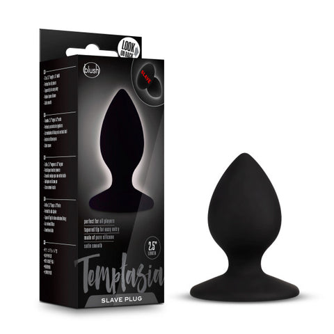 Temptasia Slave Plug Black Anal Toy > Anal Range > Butt Plugs