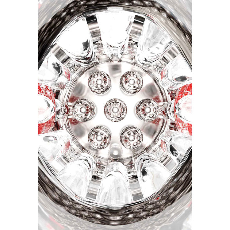 Adam & Eve Pleasure Pro 3000 (Red) – USB Rechargeable Thrusting Rotating Stroker > Sex Toys For Men > Masturbators Premium