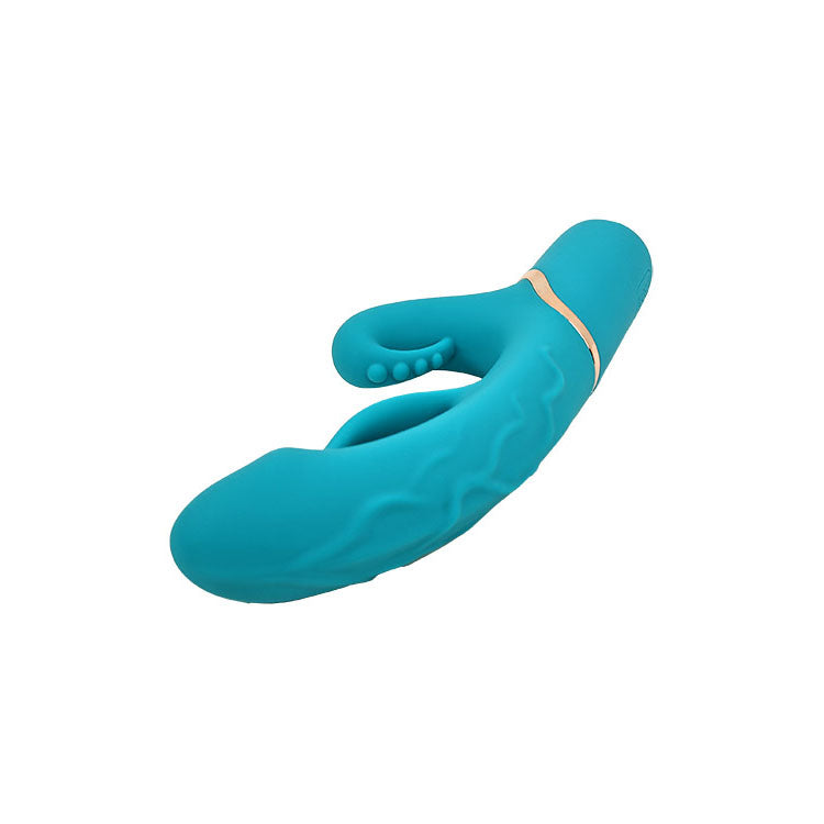 Adam & Eve Sirens Embrace (Teal) – USB Rechargeable Inflatable Rabbit Vibrator > Vibrators > Ladies > Rabbit Multi